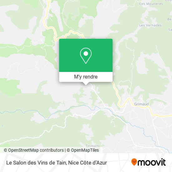 Le Salon des Vins de Tain plan