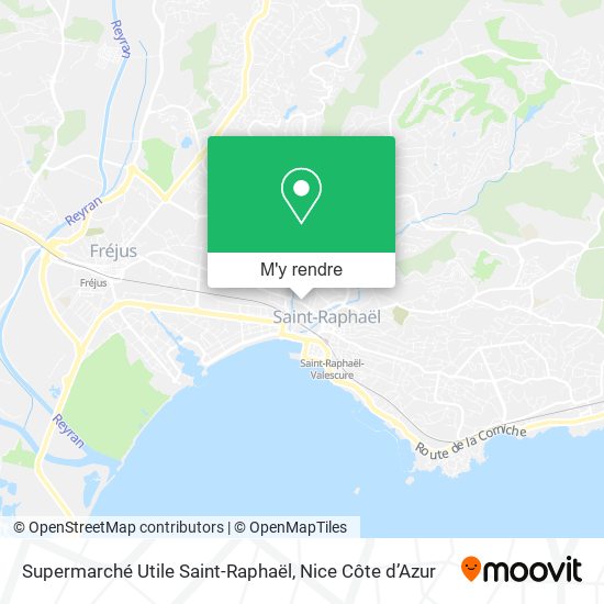 Supermarché Utile Saint-Raphaël plan
