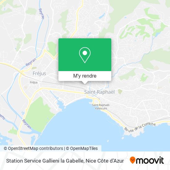 Station Service Gallieni la Gabelle plan