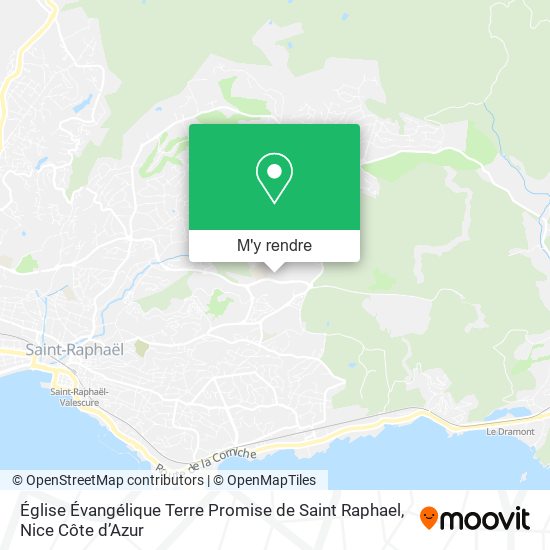 Église Évangélique Terre Promise de Saint Raphael plan