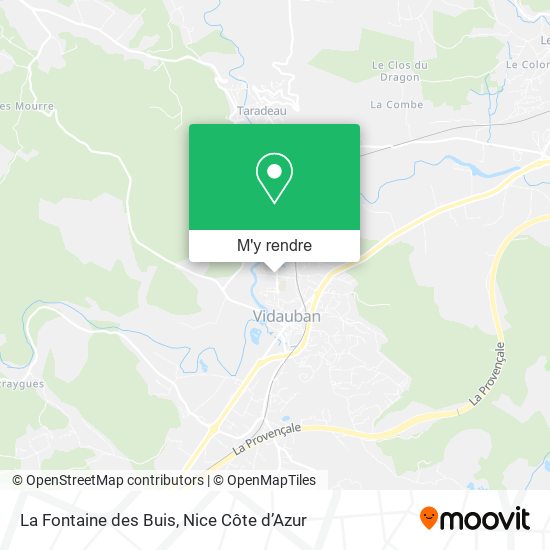 La Fontaine des Buis plan