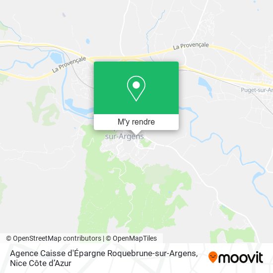 Agence Caisse d'Épargne Roquebrune-sur-Argens plan