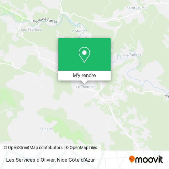 Les Services d'Olivier plan