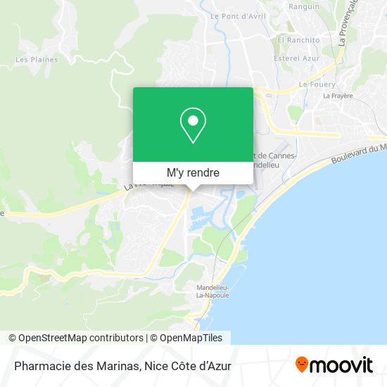 Pharmacie des Marinas plan