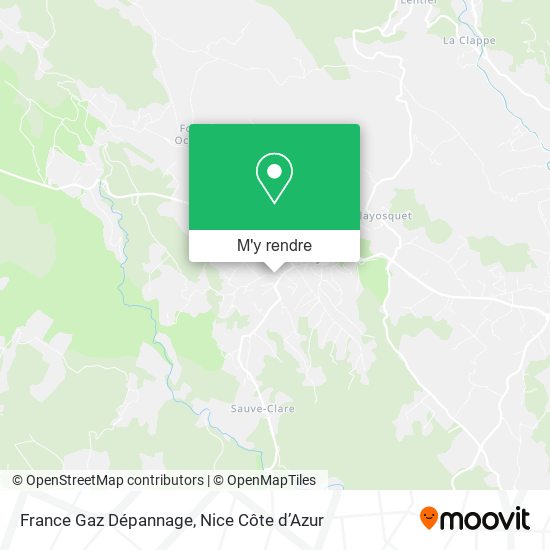 France Gaz Dépannage plan