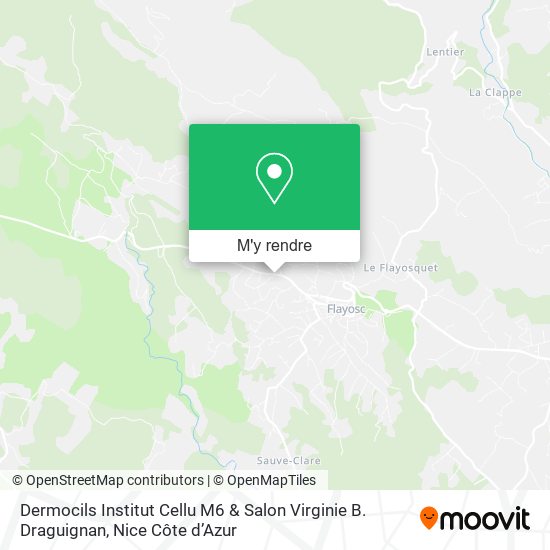 Dermocils Institut Cellu M6 & Salon Virginie B. Draguignan plan