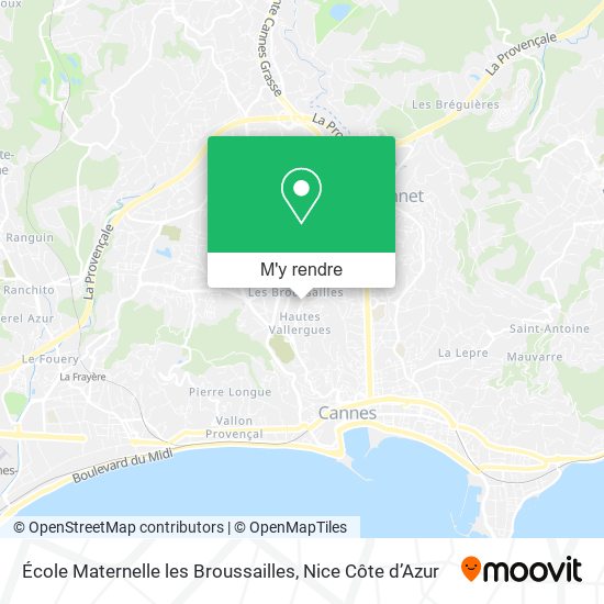 École Maternelle les Broussailles plan