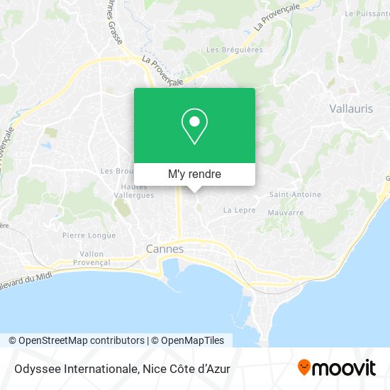Odyssee Internationale plan