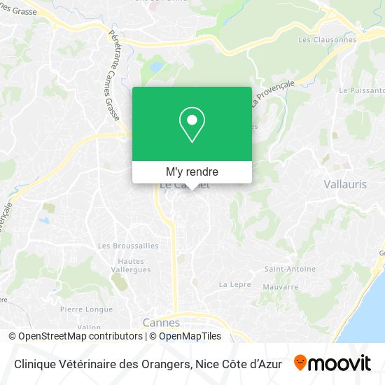 Clinique Vétérinaire des Orangers plan