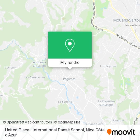 United Place - International Dansé School plan