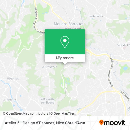 Atelier 5 - Design d'Espaces plan