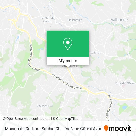 Maison de Coiffure Sophie Chaliès plan