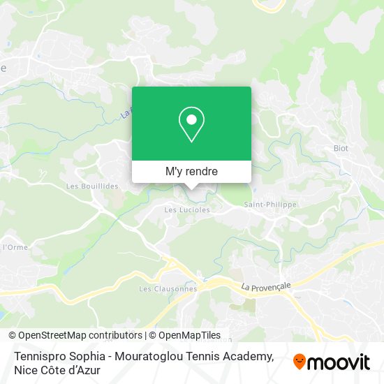 Tennispro Sophia - Mouratoglou Tennis Academy plan