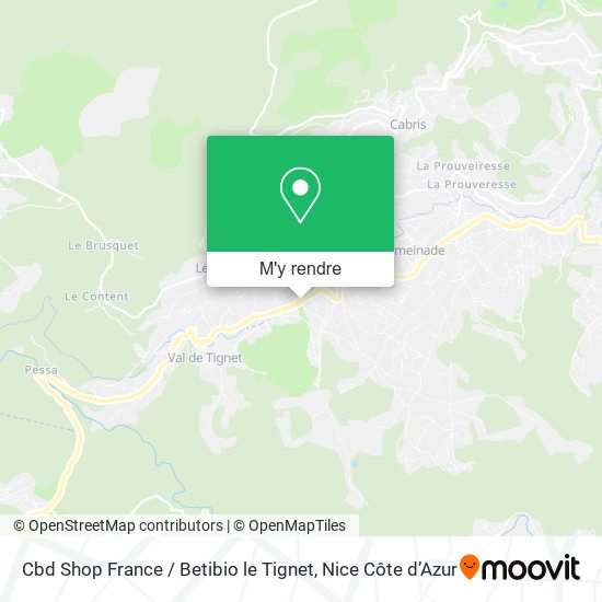 Cbd Shop France / Betibio le Tignet plan