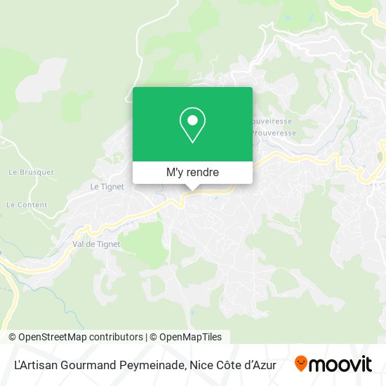 L'Artisan Gourmand Peymeinade plan