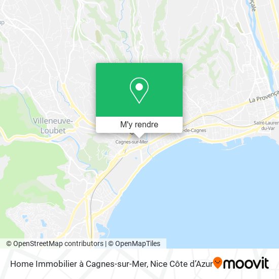 Home Immobilier à Cagnes-sur-Mer plan