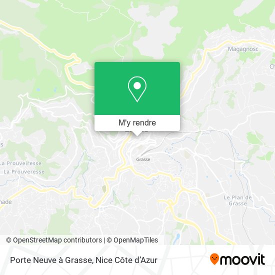 Porte Neuve à Grasse plan