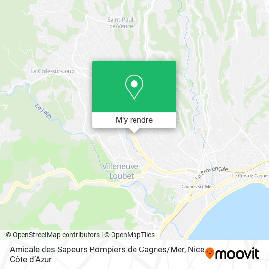 Amicale des Sapeurs Pompiers de Cagnes / Mer plan