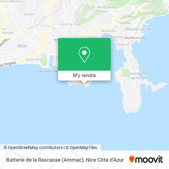 Batterie de la Rascasse (Ammac) plan