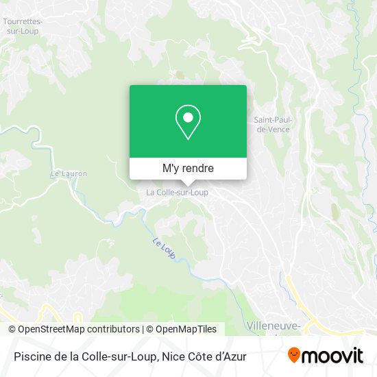 Piscine de la Colle-sur-Loup plan