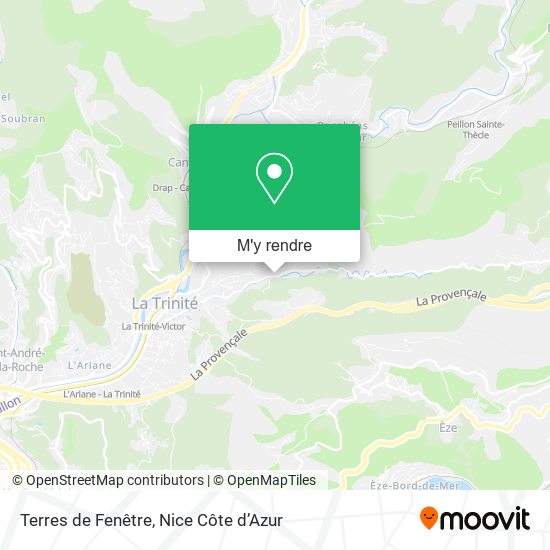 Terres de Fenêtre plan