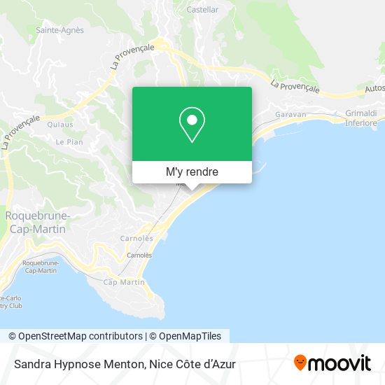 Sandra Hypnose Menton plan