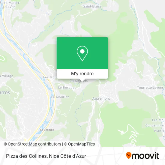 Pizza des Collines plan