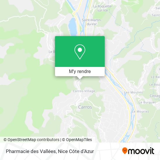 Pharmacie des Vallées plan