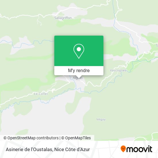 Asinerie de l'Oustalas plan
