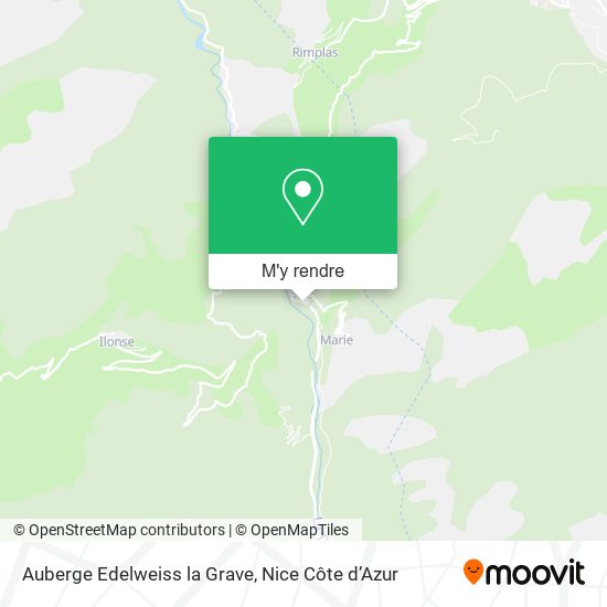 Auberge Edelweiss la Grave plan