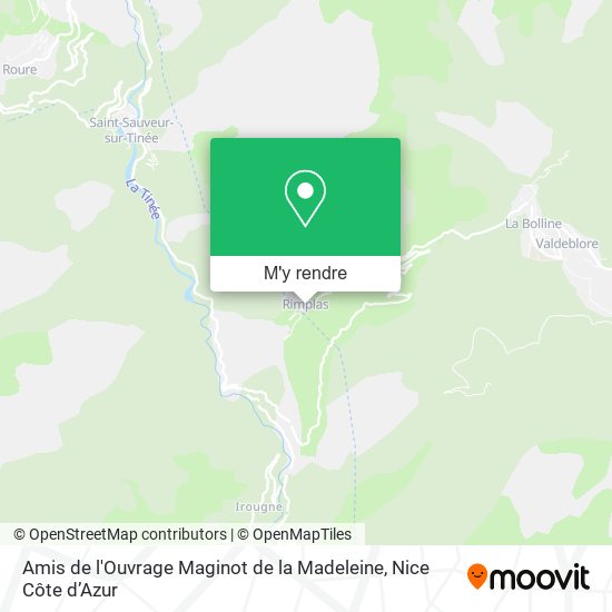 Amis de l'Ouvrage Maginot de la Madeleine plan