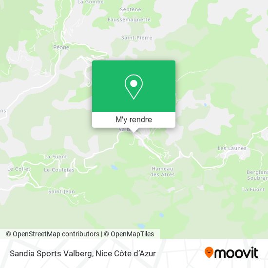 Sandia Sports Valberg plan