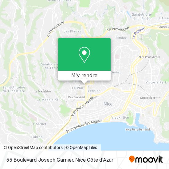55 Boulevard Joseph Garnier plan