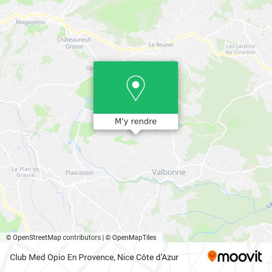 Club Med Opio En Provence plan