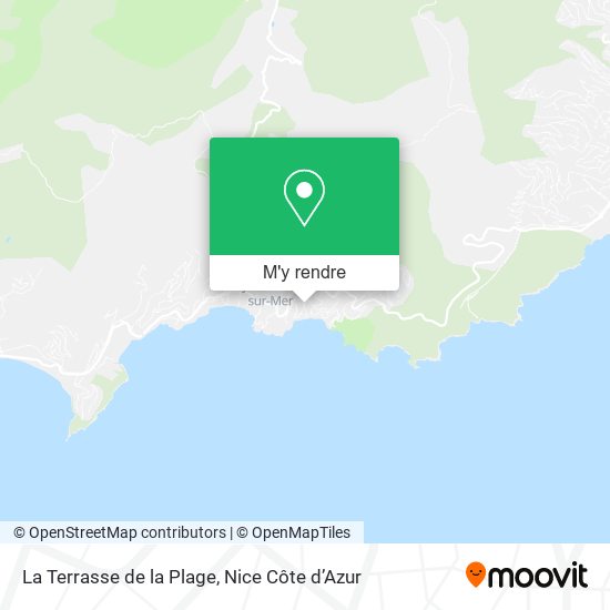 La Terrasse de la Plage plan