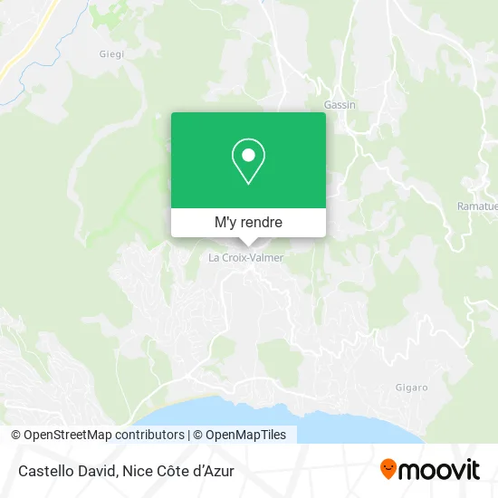 Castello David plan