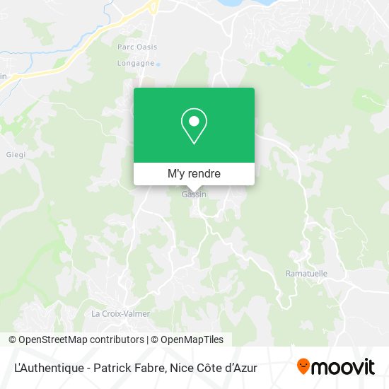 L'Authentique - Patrick Fabre plan