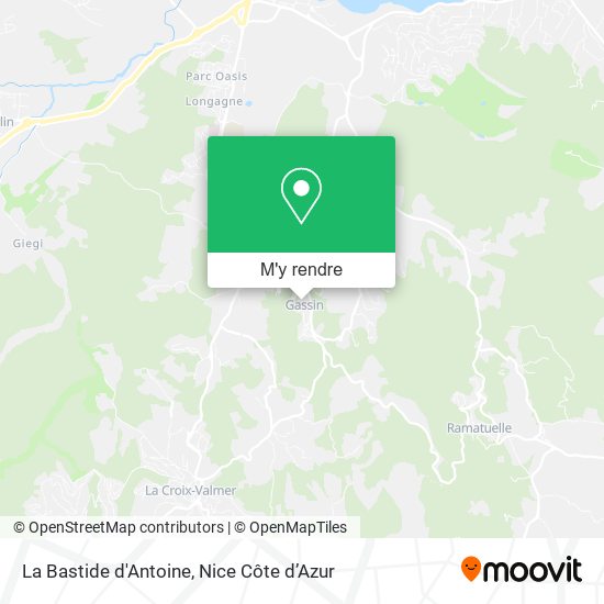 La Bastide d'Antoine plan