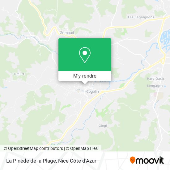 La Pinède de la Plage plan