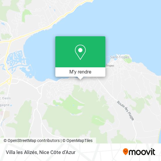 Villa les Alizés plan