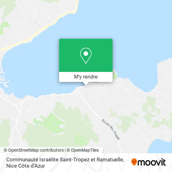 Communauté Israélite Saint-Tropez et Ramatuelle plan