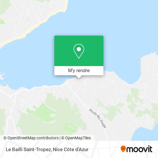 Le Bailli Saint-Tropez plan