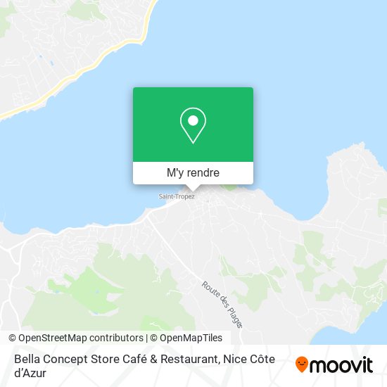 Bella Concept Store Café & Restaurant plan