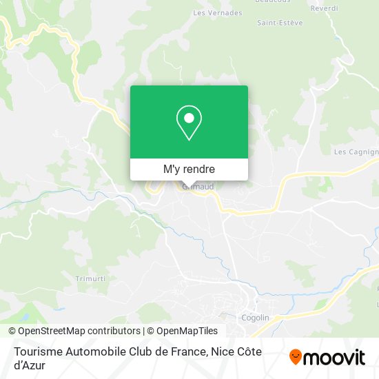 Tourisme Automobile Club de France plan