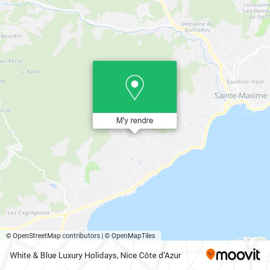 White & Blue Luxury Holidays plan