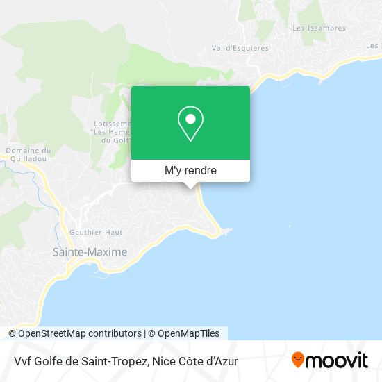 Vvf Golfe de Saint-Tropez plan