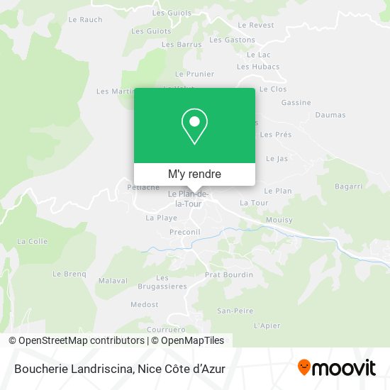 Boucherie Landriscina plan