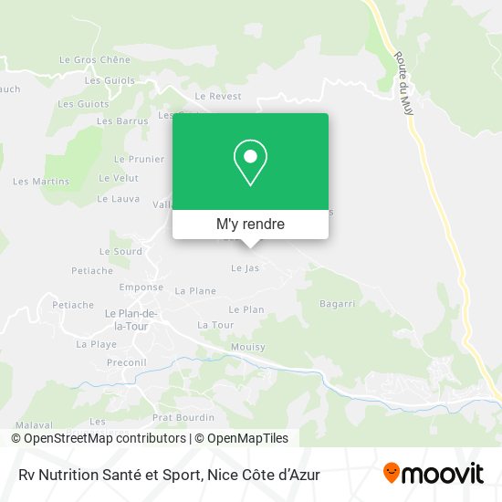 Rv Nutrition Santé et Sport plan