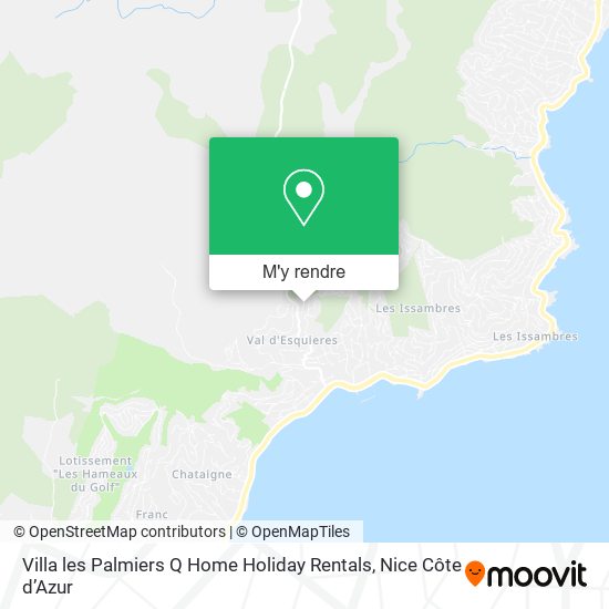 Villa les Palmiers Q Home Holiday Rentals plan
