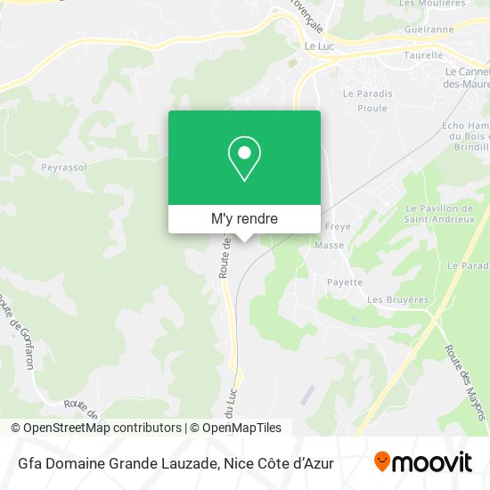 Gfa Domaine Grande Lauzade plan